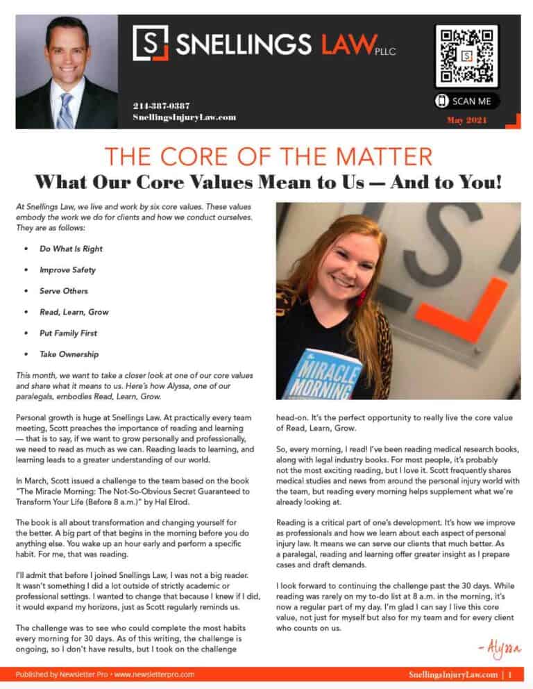 Core Values - Core of the matter