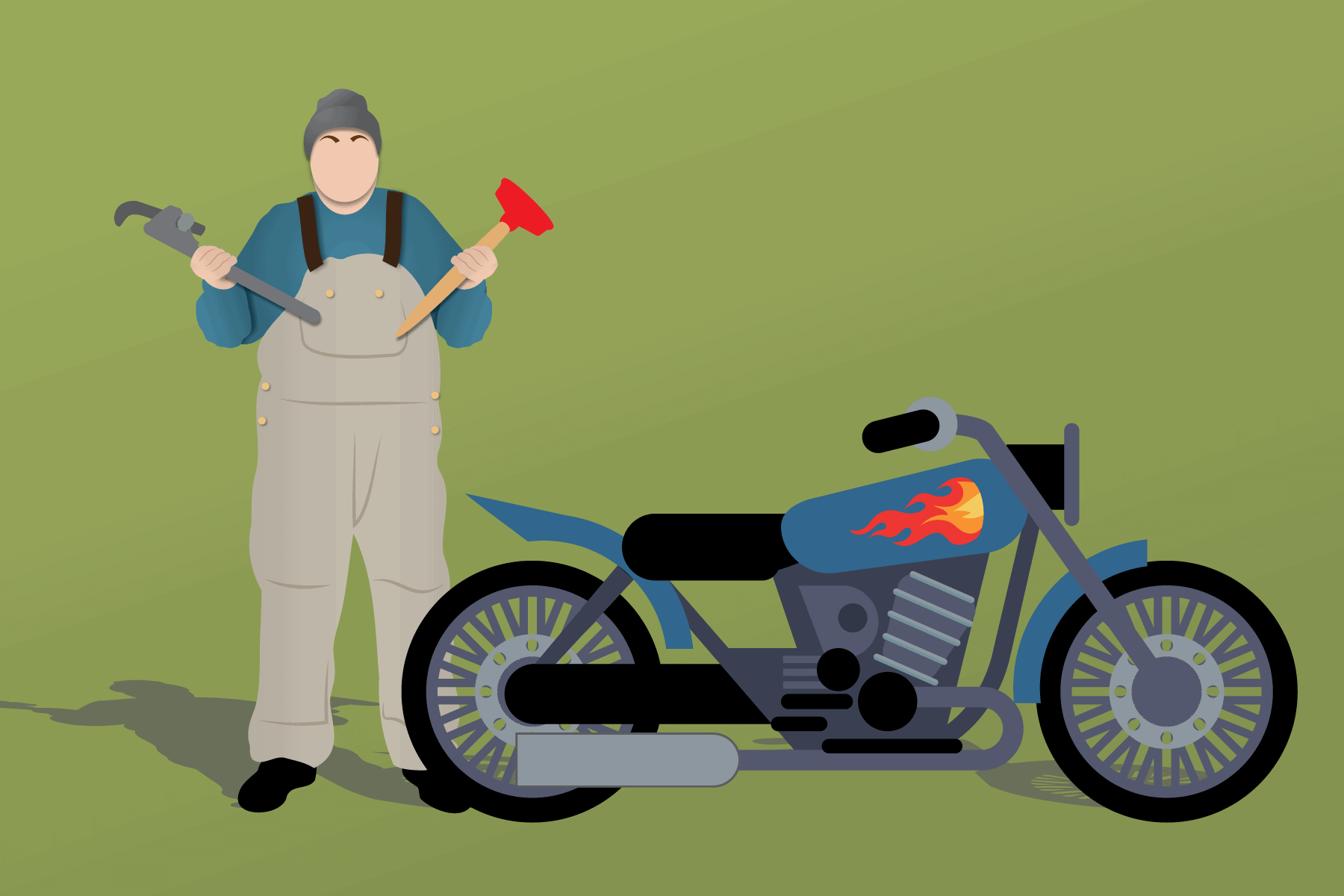 Plumber Motorcycle Repair 02