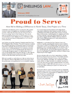 Proud to Serve: How We’re Making a Difference in North Texas, One Project at a Time