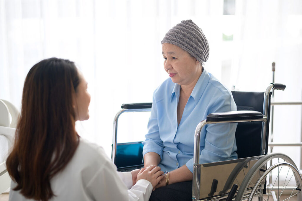 cancer patient woman wearing head scarf after chem 2024 10 18 05 15 48 utc copy