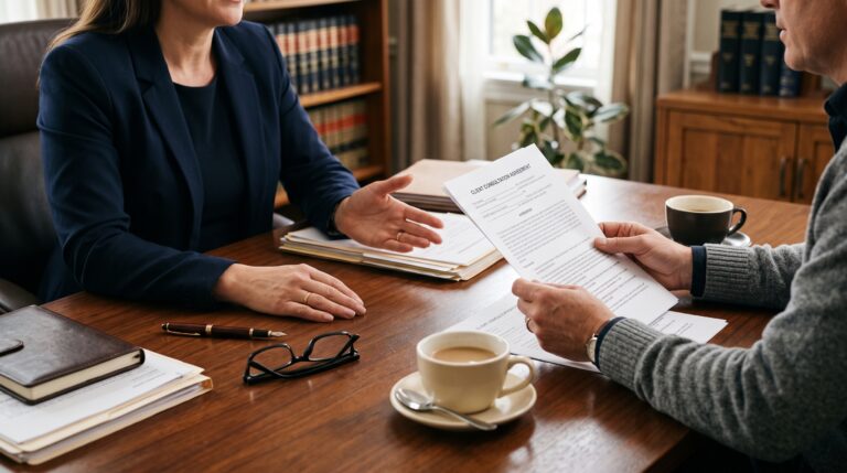 Attorney and client in honest communication during a personal injury case consultation